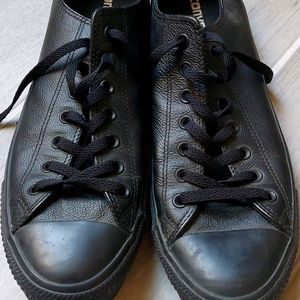 Leather Converse